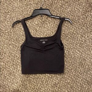American Eagle Outfitters Dark Gray Crop Tank